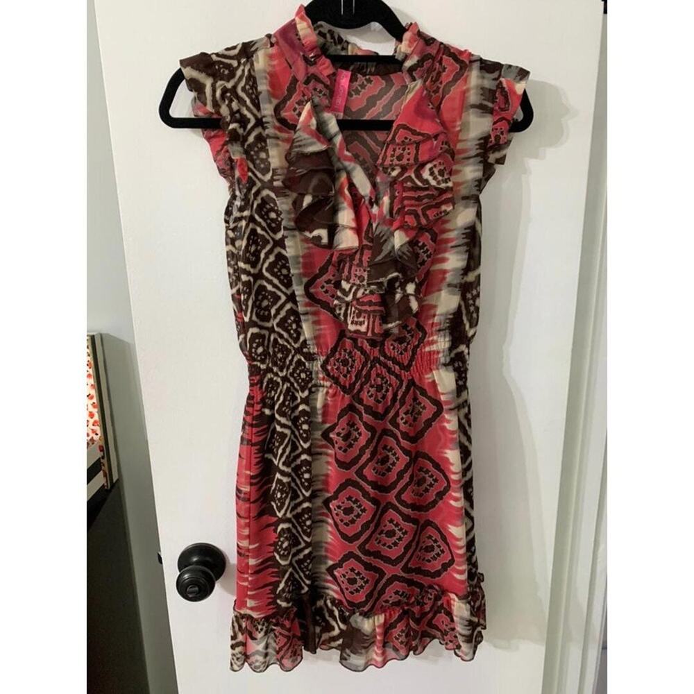 Fashion Spy Boutique Country Aztec Slip Dress size Small
